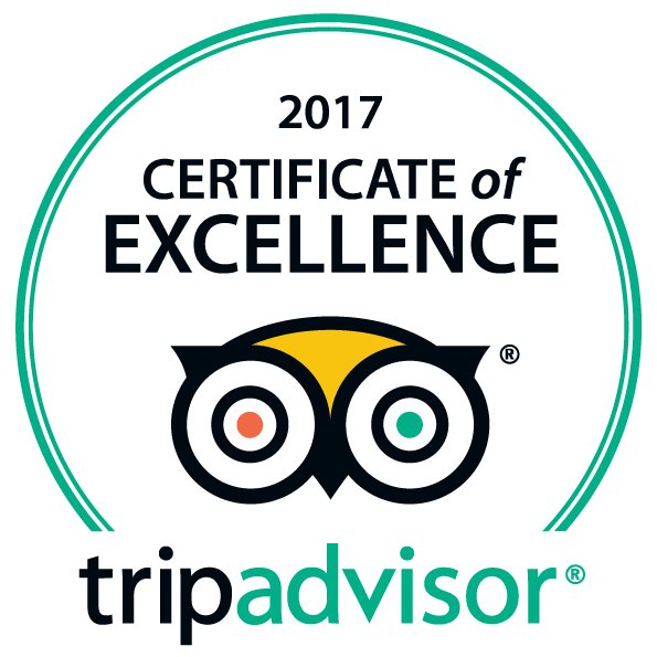 Tripadvisor Certificate of Excellence 2017
